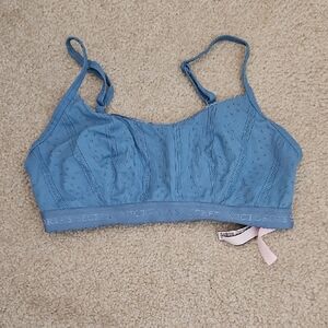 Victoria's Secret Textured Blue Bralette